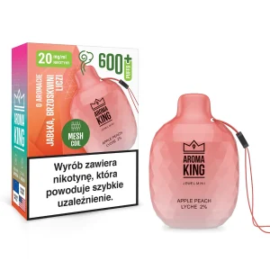 Aroma King 600 JEWEL MINI 20mg Apple Peach Lyche