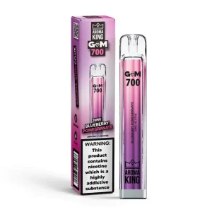 Aroma King 700 GEM BAR 20mg Blueberry Pomergranate