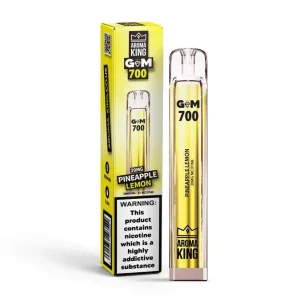 Aroma King 700 GEM BAR 20mg Pineapple Lemon
