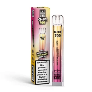 Aroma King 700 GEM BAR 20mg Razz Blue Lemon