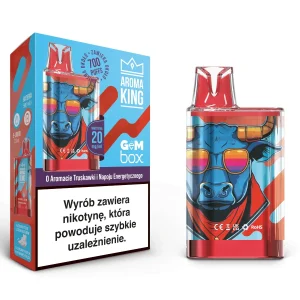 Aroma King 700 GEM BOX 20 mg Strawberry Bull