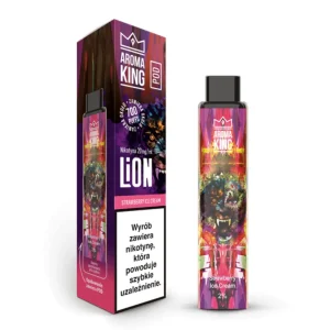 Aroma King 700 POD LION 20mg Strawberry Ice Cream