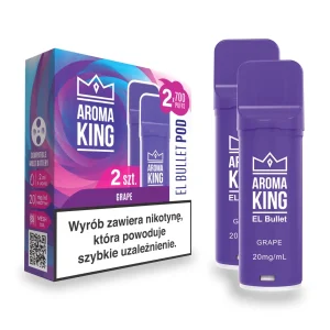 Aroma King EL Bullet 2-Pack 700 20mg Grape ice