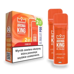 Aroma King EL Bullet 2-Pack 700 20mg Lychee Ice