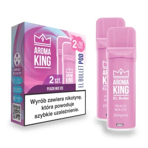 Aroma King EL Bullet 2-Pack 700 20mg Peach Mix Ice