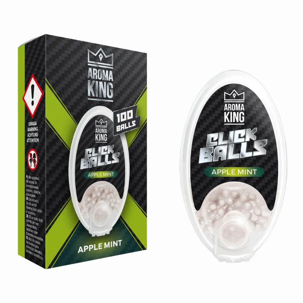 Aroma King Kapsułki Oval 100szt Apple mint