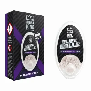 Aroma King Kapsułki Oval 100szt Bluberry mint