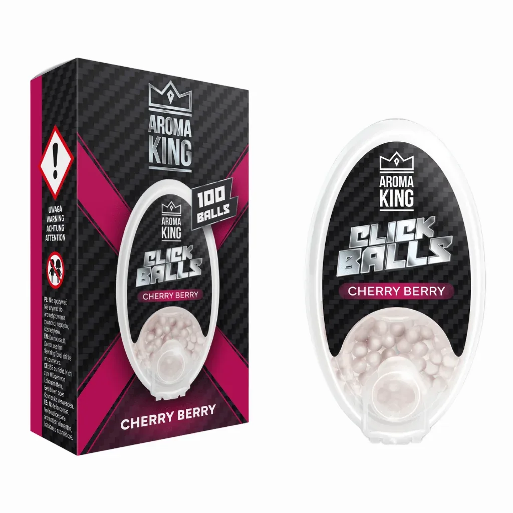Aroma King Kapsułki Oval 100szt Cherry Berry