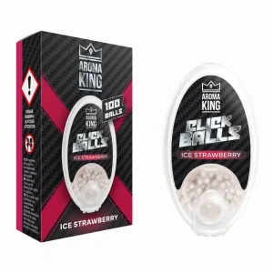 Aroma King Kapsułki Oval 100szt Ice strawberry