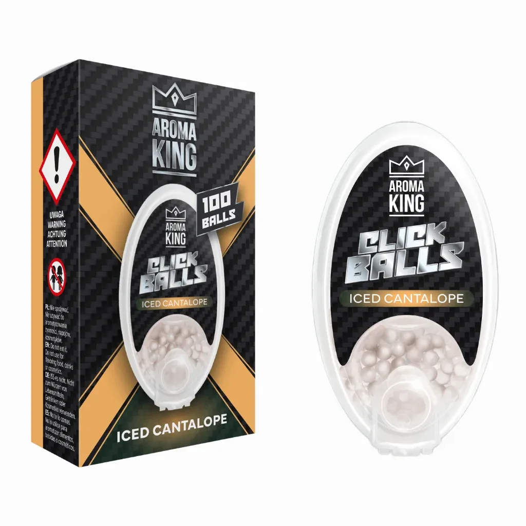 Aroma King Kapsułki Oval 100szt Iced Cantaloupe