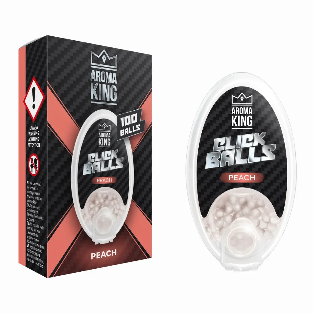 Aroma King Kapsułki Oval 100szt Peach