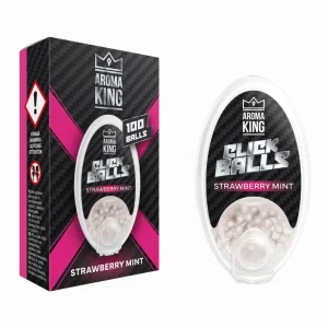 Aroma King Kapsułki Oval 100szt Strawberry Mint