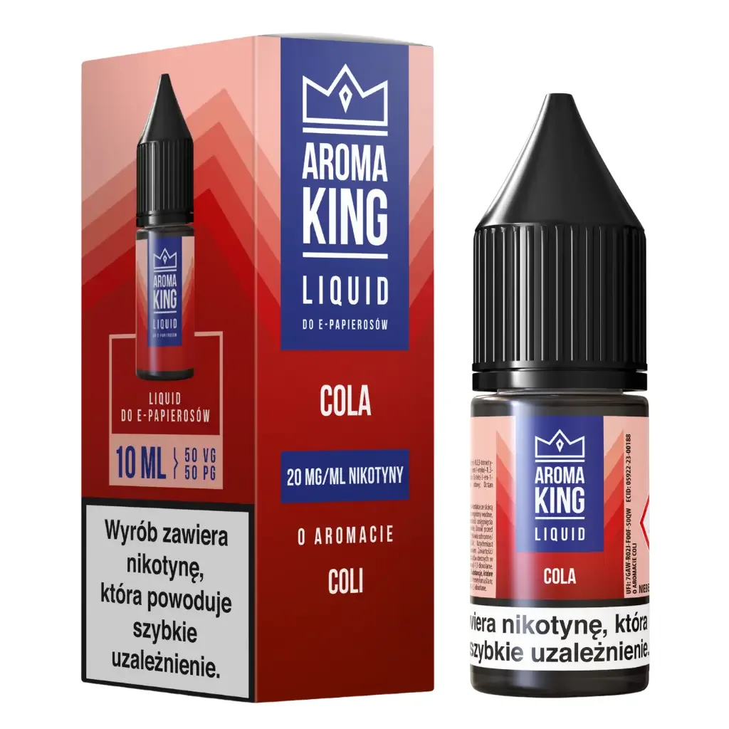 Aroma King Liquid 10ml 20mg Cola NEW