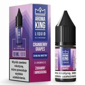 Aroma King Liquid 10ml 20mg Cranberry Grapes NEW