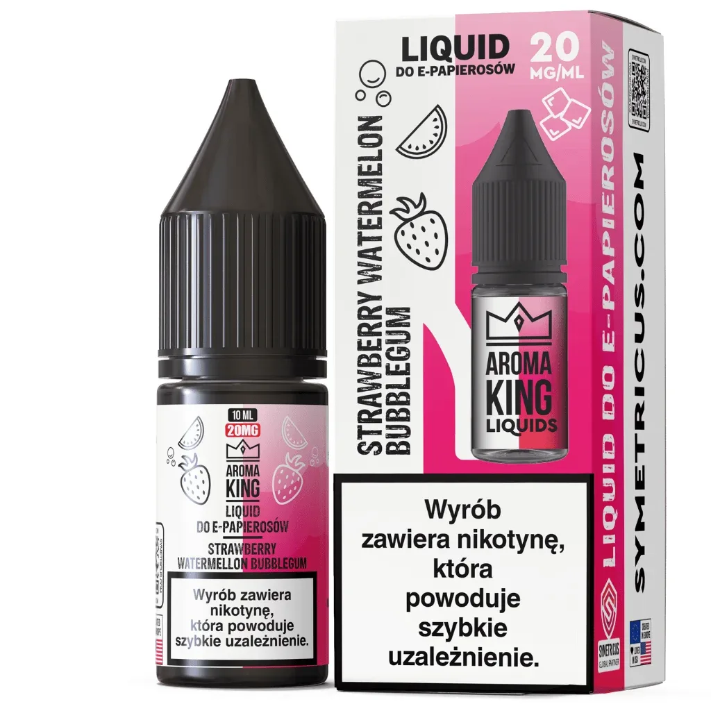 Aroma King LIQUID 10ml 20mg Strawb. water. bubble
