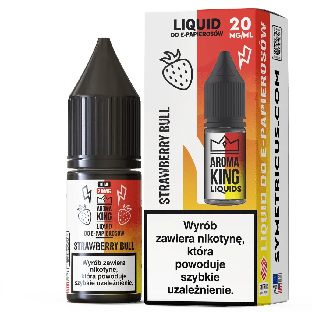 Aroma King LIQUID 10ml 20mg Strawberry Bull