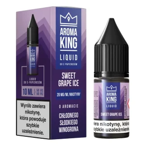Aroma King Liquid 10ml 20mg Sweet Grape Ice NEW