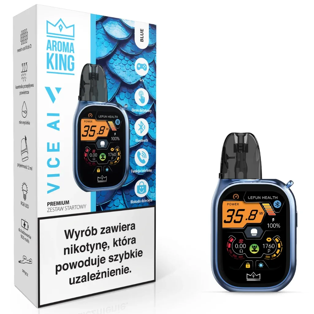 Aroma King VICE AI POD+Bateria 950mAh Carbon Blue