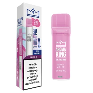 Aroma King Zestaw EL Bullet 700 20mg Peach mix ice