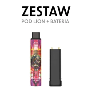 Aroma King Zestaw POD LION 20mg Strawb. Ice Cream