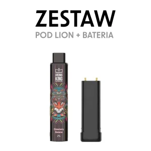 Aroma King Zestaw POD LION 20mg Strawberry Banana
