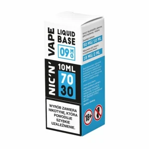 Baza Nikotynowa NIC’N’VAPE 70/30 10ml 9mg