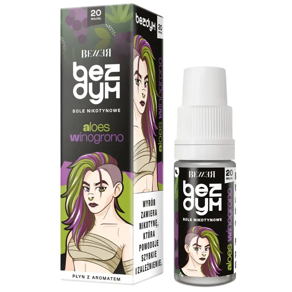 Bezzer Bezdym Liquid 10ml 20mg Aloes Winogrono