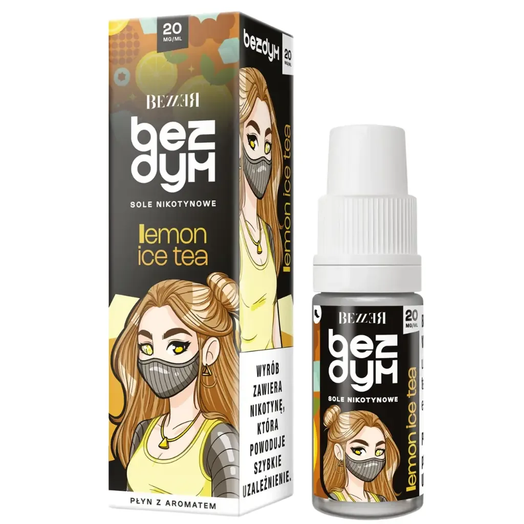 Bezzer Bezdym Liquid 10ml 20mg Lemon Ice Tea