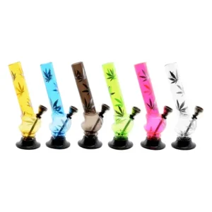 Bongo Akrylowe ATOMIC Srebrny Lisc 15cm