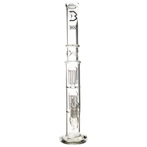 Bongo Szklane BOLT Double Mushrooms 47cm