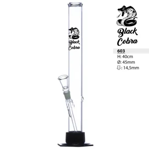 Bongo Szklane Bullet Black Cobra 40cm