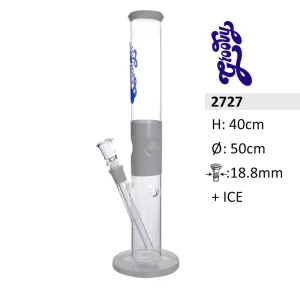Bongo Szklane Bullet Groovy With Ice 40cm