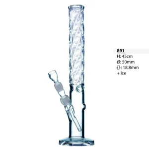 Bongo Szklane Bullet Heavy Cylinder Spirale 45cm