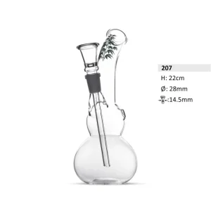 Bongo Szklane Bullet Jhari 22cm