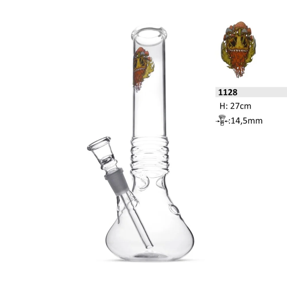 Bongo Szklane Bullet Kickloch Mushroom Ice 27cm