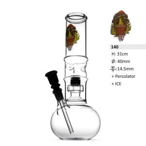 Bongo Szklane Bullet Skull With Ice 31cm