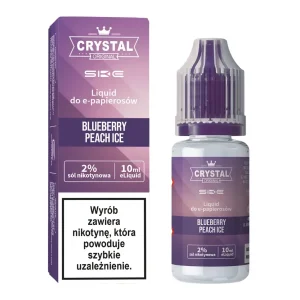 CRYSTAL LIQUID 10ml 20mg Blueberry Peach Ice