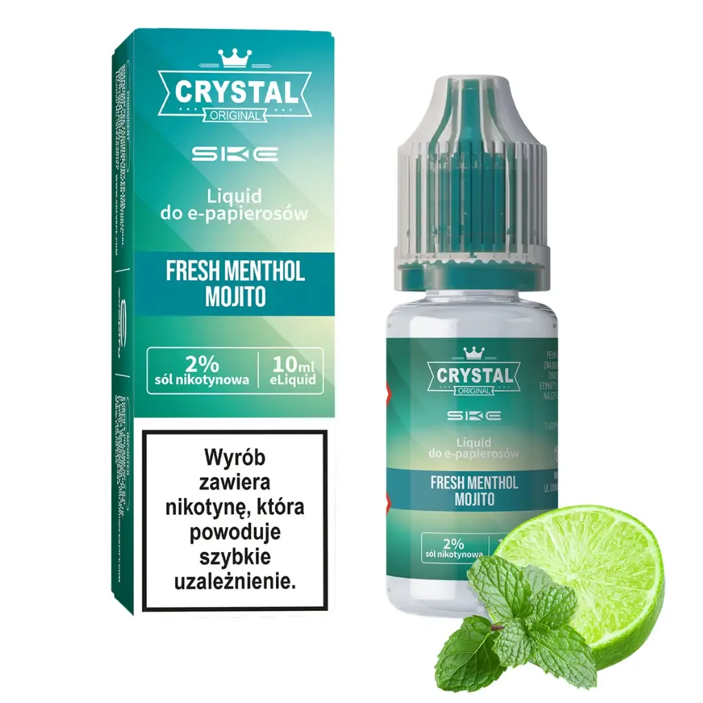 CRYSTAL LIQUID 10ml 20mg Fresh Menthol Mojito