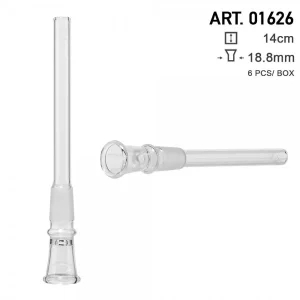 Cybuch szklany do bonga SG18.8mm L14 cm