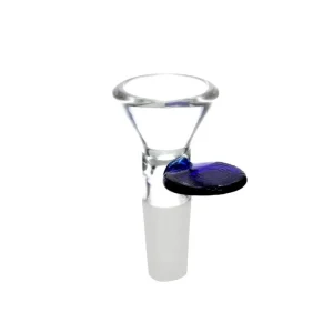 Cybuch szklany z niebieskim uchwytem SG14.5mm