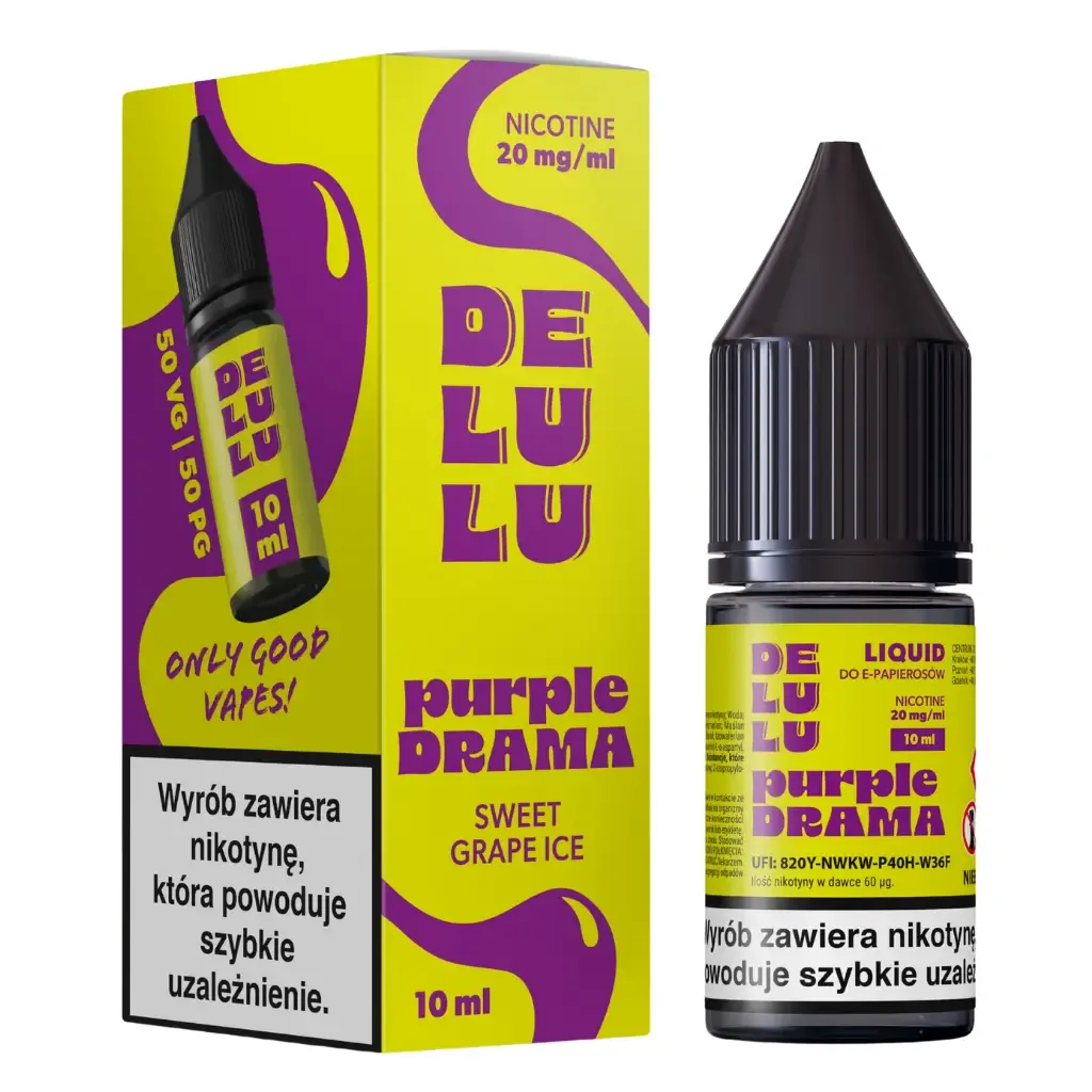 Delulu LIQUID 10ml 20mg Purple Drama