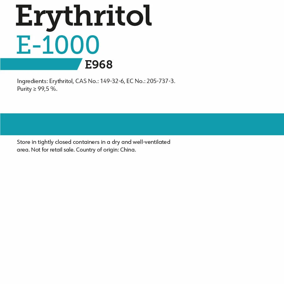 Erythritol E-1000 25 kg
