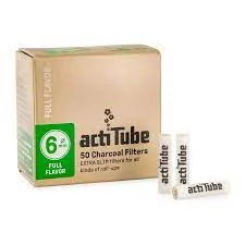 Filtry Węglowe ACTITUBE Extra Slim 6mm 50szt