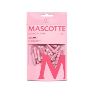 Filtry Węglowe Active Mascotte Pink 6mm 50szt