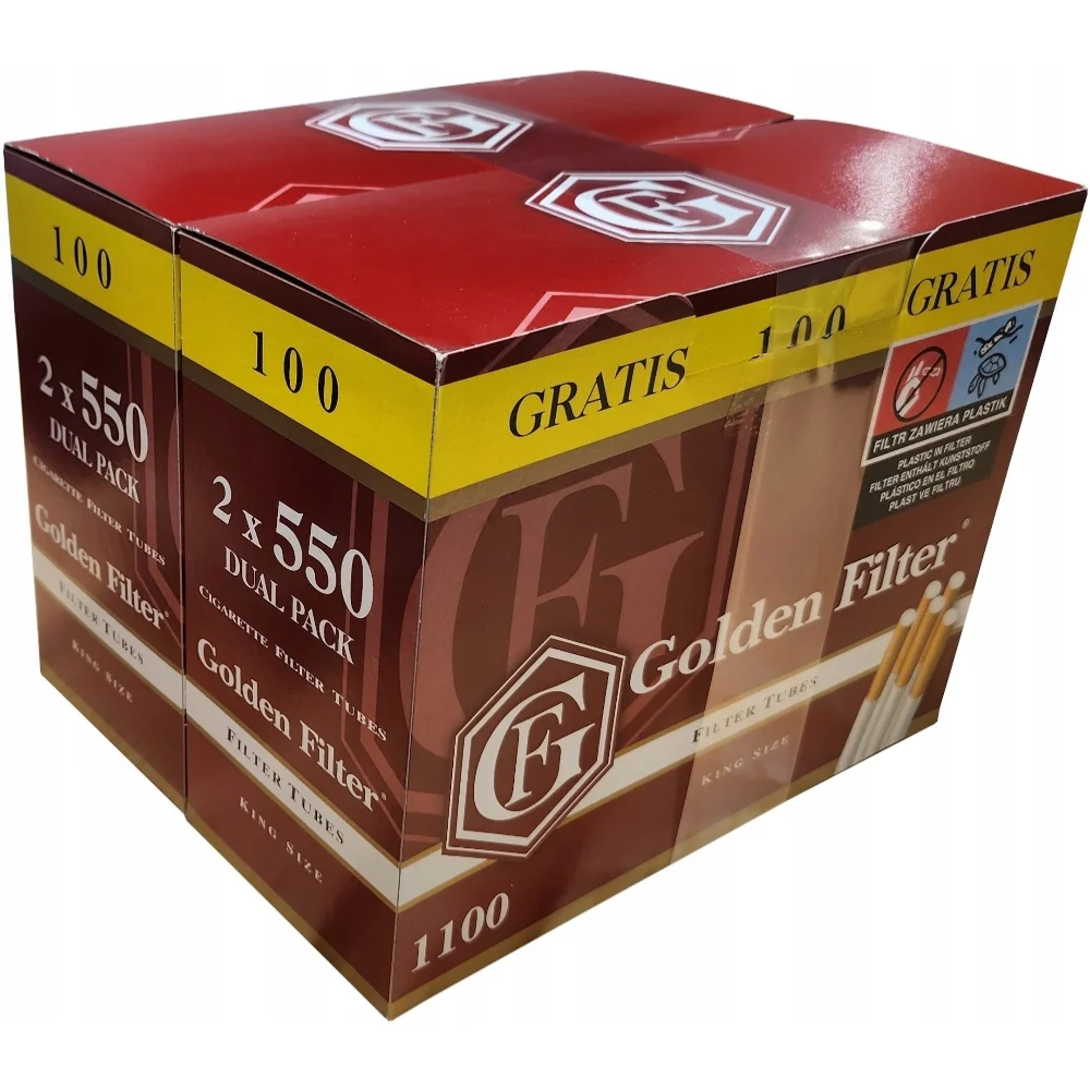 Gilzy Golden Filter 1100 sztuk