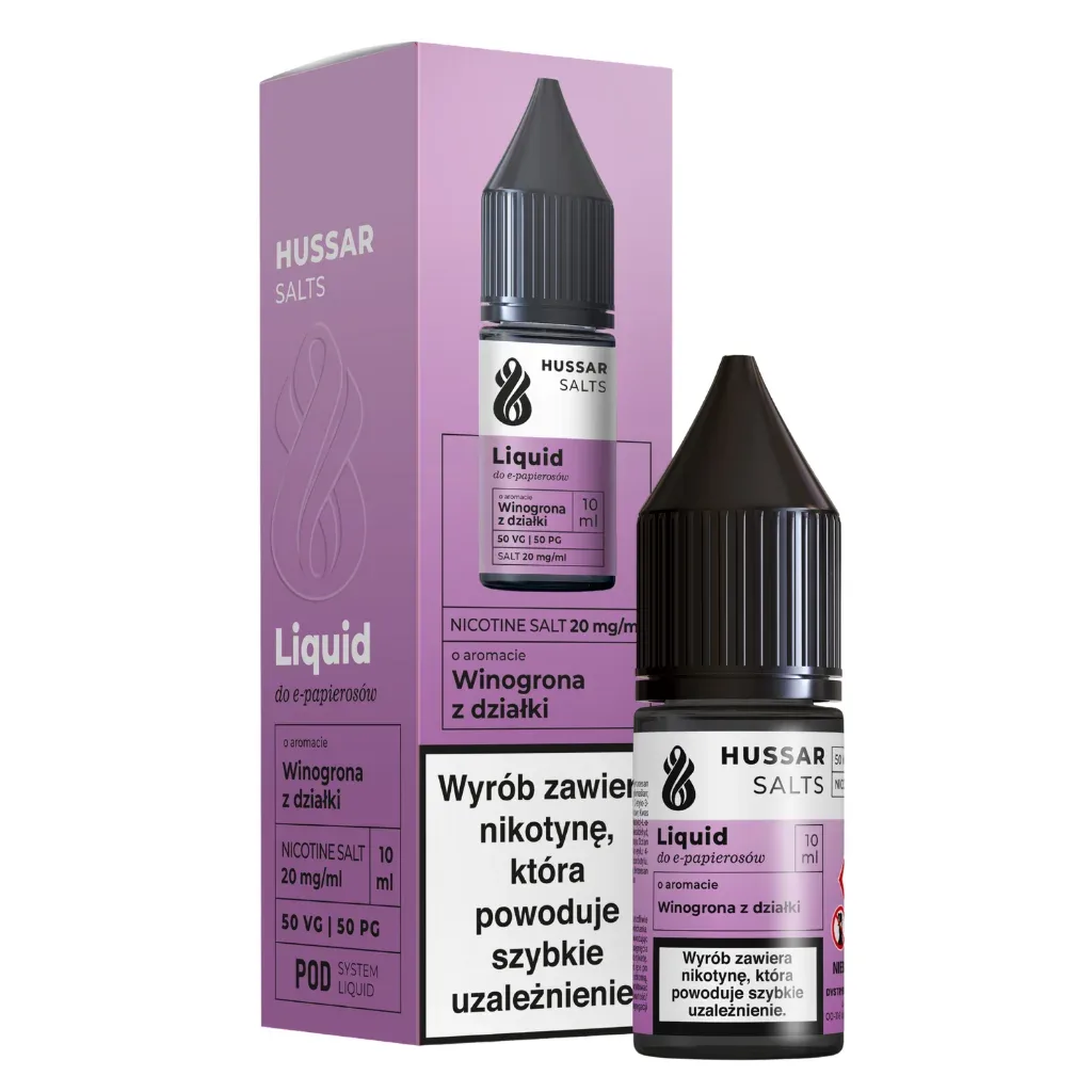 HUSSAR LIQUID 10ml 20mg Concord Grapes