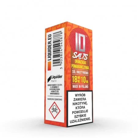 ID Salts Oranżada Pomarańczowa 18 mg/ml 10 ml - Image 2