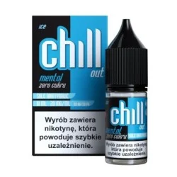 Liquid Chill Out Salt 10ml - Mentol Zero Cukru Ice 20mg