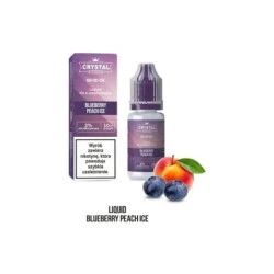 Liquid Crystal Salt - Blueberry Peach Ice 20 mg 10 ml