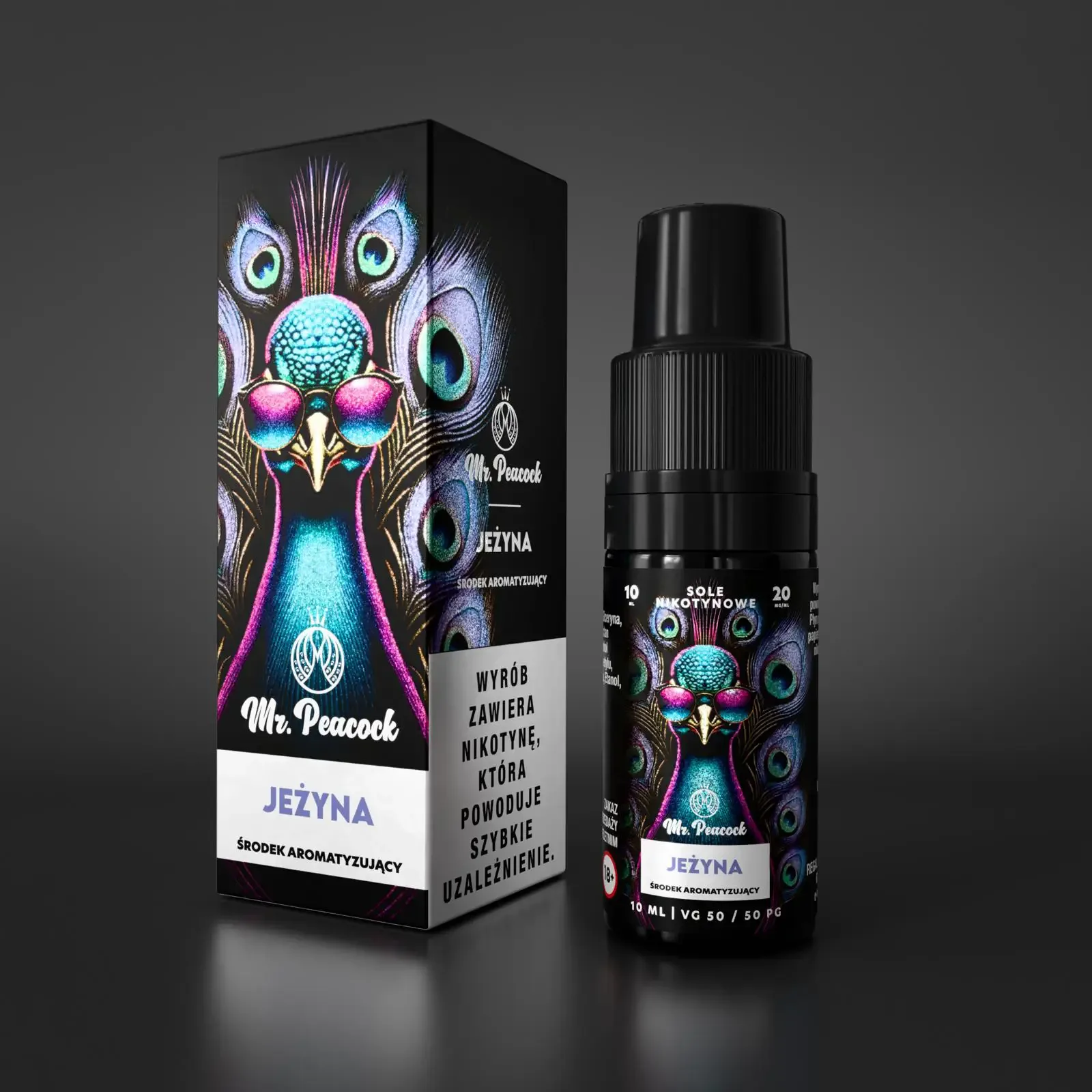 Liquid Mr. Peacock 10ml 20mg Jeżyna